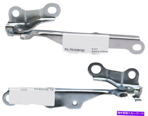 HOOD HINGES 00-05̐VhCo[ƏȂ̃t[hqWZbg New Driver & Passenger Side Hood Hinge Set For 00-05 Toyota Echo 04-06 Scion xA