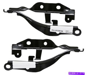 HOOD HINGES 2013-2018 Lexus ES350 ES300Hp̐VhCo[ƏȂ̃t[hqWZbg New Driver & Passenger Side Hood Hinge Set For 2013-2018 Lexus ES350 ES300h
