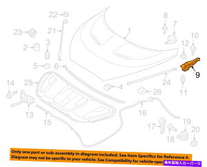 HOOD HINGES �{���̃x���X�^�[�x�[�X/�^�[�{2012-2017�t�[�h�q���W�E��qOEM 791202v000 Genuine Veloster Base/Turbo 2012-2017 Hood Hinge Right Passenger OEM 791202V000�y���s�A���i�z
