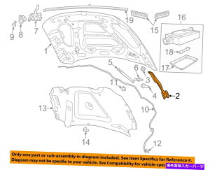 HOOD HINGES Chrysler OEM Hood-hinge��55372575ad�����ɋ���܂��� CHRYSLER OEM Hood-Hinge Left 55372575AD�y���s�A���i�z