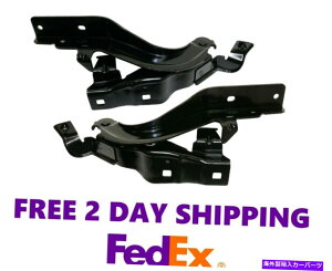 HOOD HINGES 16-21 Maxima NI1236180 NI1236181�p�̐V�����h���C�o�[�Ə���Ȃ̃t�[�h�q���W�Z�b�g New Driver & Passenger Side Hood Hinge Set For 16-21 Maxima NI1236180 NI1236181�y���s�A���i�z