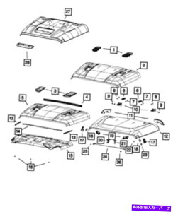 HOOD HINGES {̃[p[t[hqW68302114AB Genuine Mopar Hood Hinge 68302114AB