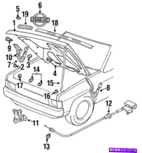 HOOD HINGES {̓YqWt[h65401-2S??40A Genuine Nissan Hinge Hood Left-hand 65401-2S40A