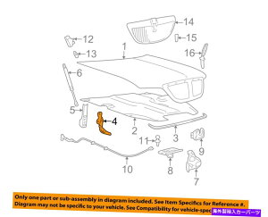 HOOD HINGES J[tH[hOEM 98-11^EJ[t[hqWE6W1Z16796AA Lincoln FORD OEM 98-11 Town Car Hood-Hinge Right 6W1Z16796AA