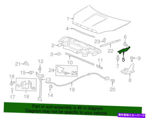 HOOD HINGES {GMhCo[TCht[hqW22814932 Genuine GM Driver Side Hood Hinge 22814932