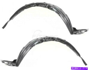Fender Liner 2006N2011Ñz_VrbN̂߂2̑OʍEtF_[Ci[XvbVV[h̃Zbg Set Of 2 Front Left & Right Fender Liner Splash Shield For 2006-2011 Honda Civic