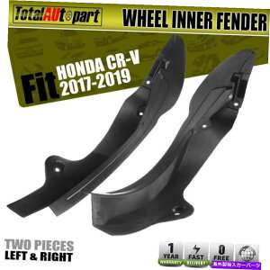 Fender Liner 2xzC[EFCi[́Az_CR-V 2017-2019̂߂ɓ̃tF_[}bhtbvA܂ 2x Wheel Well Liners Guards Inner Fender Mud Flaps Rear for Honda CR-V 2017-2019