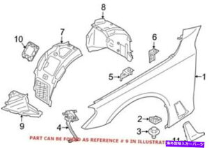 Fender Liner BMW 51757347023�̖{����OEM�t�F���_�[���C�i�[�g���@�\ Genuine OEM Fender Liner Extension for BMW 51757347023�y���s�A���i�z