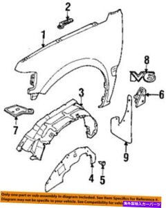 Fender Liner Honda OEM 98-02�p�X�|�[�g�t�F���_�[���C�i�[�E8972404600 HONDA OEM 98-02 Passport-Fender Liner Right 8972404600�y���s�A���i�z