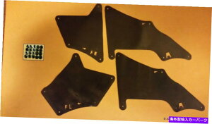 Fender Liner FJN[U[̃Nbvt4̃XvbVV[̃Zbg2007-2014Ci[GvV[hf Set of 4 Splash Seals W/Clips for FJ Cruiser 2007-2014 Liners Aprons Shields F