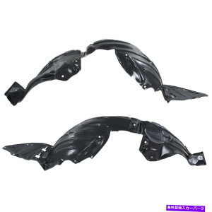 Fender Liner 2014-2016̃XvbVV[h}c_3 3X|[ctgEZbg2 Splash Shield For 2014-2016 Mazda 3 3 Sport Front Left & Right Side Set of 2