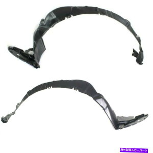 Fender Liner 2̃tgCi[tF_[XvbVV[hCi[LHRHTChtBbgvEX̐VZbg New Set of 2 Front Inner Fender Splash Shield Liner LH & RH Side Fits Prius