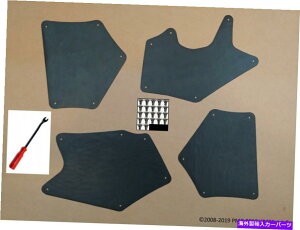 Fender Liner 2007-2020�̃X�v���b�V���G�v�����V�[���Z�b�g�g���^�c���h�����Z�R�C�A���C�i�[�G�v����w/�N���b�vu Splash Apron Seal Set for 2007-2020 Toyota Tundra & Sequoia Liner Apron W/Clip U