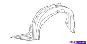 Fender Liner 2014-2016NTXIS250tgtF_[Ci[ - ihCo[j for 2014 - 2016 Lexus IS250 Front Fender Liner - Left (Driver) Replacement