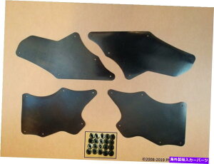 Fender Liner 2005-2015̃Nbvt4̃XvbVV[̃Zbg2.7L L4g^^R}Ci[GvE Set of 4 Splash Seals W/Clips for 2005-2015 2.7L L4 Toyota Tacoma Liner Apron E