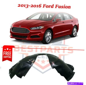 Fender Liner �V�����t�����g�X�v���b�V���V�[���hFO1249159 2013-2016 Ford Fusion�̉E���̃v���X�`�b�N New Front Splash Shield FO1249159 right side plastic for 2013-2016 Ford Fusion�y���s�A���i�z