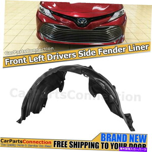 Fender Liner �J����2018-2020 l le xle�n�C�u���b�h�C���i�[�X�v���b�V���V�[���h�̃t�����g���t�F���_�[���C�i�[ Front Left Fender Liner for Camry 2018-2020 L LE XLE Hybrid Inner Splash Shield�y���s�A���i�z