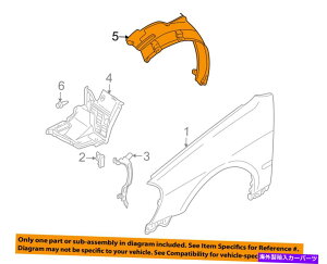 Fender Liner Infiniti Nissan OEM 02-06 Q45-Fender Liner63843AR000 Infiniti NISSAN OEM 02-06 Q45-Fender Liner Left 63843AR000