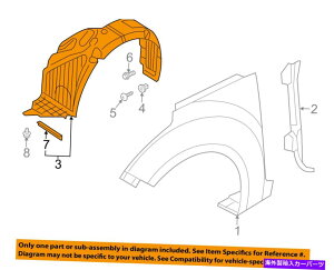 Fender Liner Hyundai OEM 2013 Veloster-Fender Liner Right 868122v500 HYUNDAI OEM 2013 Veloster-Fender Liner Right 868122V500