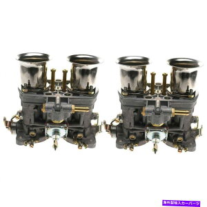 Carburetor VW�r�[�g��40 IDF2�o�����W���K�[�|���V�F�Y������40mm 1.6L��2�{�̃L���u���^�[ 2X Carburetor For VW Beetle 40 IDF2 BARREL Jaguar Porsche Carb 40mm 1.6L�y���s�A���i�z