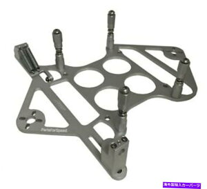 Carburetor PRP 1091 Holley 4500�h�~�l�[�^�[�X�N�[�v���t���u���P�b�gw/���Ɏ_�\���m�C�h�}�E���g PRP 1091 Holley 4500 Dominator Scoop Mounting Bracket w/ Nitrous Solenoid Mounts�y���s�A���i�z