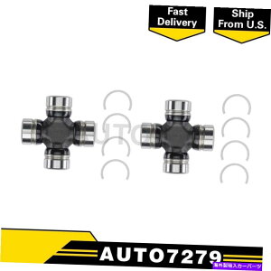 Driveshaft ���[�O�h���C�u���C�����i�t�����g�A�N�X��2pcs�V�{���[K10�p���j�o�[�T���W���C���g MOOG Driveline Products Front Axle 2PCS Universal Joint For Chevrolet K10�y���s�A���i�z