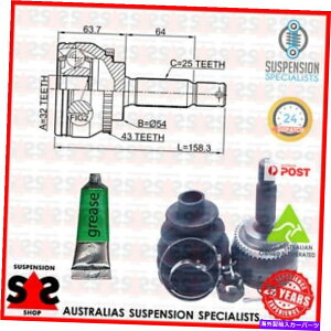 Driveshaft �z�C�[���T�C�h�W���C���g�L�b�g�A�h���C�u�V���t�g�X�[�c�N���C�X���[�Z�u�����O�iJR�jJR�Z�_��2.7 V6 24V Wheel Side Joint Kit, Drive Shaft Suit CHRYSLER SEBRING (JR) JR Sedan 2.7 V6 24V�y���s�A���i�z