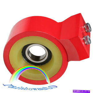 Driveshaft �V�{���[1958-64�C���p���w�r�[�f���[�e�B�A���~�j�E���|���h���C�u�V���t�g�L�����A�x�A�����O���b�h For Chevy 1958-64 Impala Heavy Duty Aluminum Poly Driveshaft Carrier Bearing Red�y���s�A���i�z