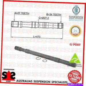 Driveshaft �t�����g�A�N�X���E�h���C�u�V���t�g�X�[�c�A�E�f�BQ3�i8UB�A8UG�j8UG�A8UB SUV 2.0 TFSI Quattr Front Axle Right Drive Shaft Suit AUDI Q3 (8UB, 8UG) 8UG,8UB SUV 2.0 TFSI quattr