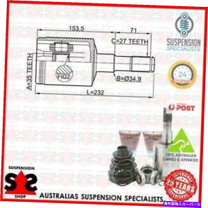 Driveshaft �t�����g�A�N�X�����W���C���g�L�b�g�A�h���C�u�V���t�g�X�[�c�W�[�v�`�F���L�[�iKJ�jKJ SUV 2.4 4x4 Front Axle Left Joint Kit, Drive Shaft Suit JEEP CHEROKEE (KJ) KJ SUV 2.4 4x4�y���s�A���i�z