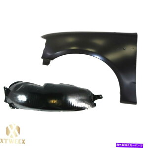 Fender Liner ���h���C�o�[�T�C�h�t�F���_�[+�X�v���b�V���V�[���h���C�i�[�R���{�Z�b�g01-03�t�H�[�hF150�s�b�N�A�b�v Left Driver Side Fender+Splash Shield Liner Combo Set For 01-03 Ford F150 Pickup�y���s�A���i