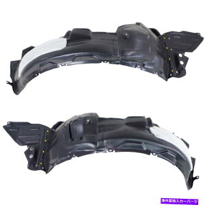 Fender Liner 2013-2015 Lexus GS450Hx[X̍ɉEɉEɍ2̃vX`bÑtgtF_[Ci[Zbg Front Fender Liners Set of 2 plastic left right for 2013-2015 Lexus GS450h Base
