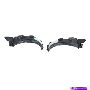 Fender Liner 2̃tgtF_[XvbVV[hAZuLHRHTChtBbgNTXGS350̐VZbg New Set of 2 Front Fender Splash Shield Assembly LH & RH Side Fits Lexus GS350
