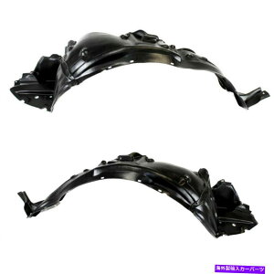 Fender Liner 2̃tgCi[tF_[XvbVV[hCi[LHRHTCh̐VZbgSC430ɓK New Set of 2 Front Inner Fender Splash Shield Liner LH & RH Side Fits SC430