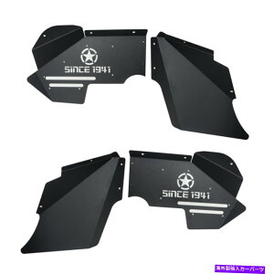Fender Liner 2PCStgCi[tF_[Ci[hCuƃW[vO[JK 07-18̏ȑ 2Pcs Front Inner Fender Liners Drive & Passenger Side for Jeep Wrangler JK 07-18