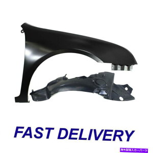Fender Liner �t�����gRH�T�C�h�t�F���_�[���t�F���_�[���C�i�[�t�B�b�g06-09�t�H�[�h�t���[�W�����}�[�L�����[�~���m�̃Z�b�g Set of Front RH Side Fender & Fender Liner Fits 06-09 Ford Fusion Mercury Milan�y���s