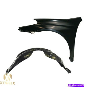 Fender Liner ���h���C�o�[�T�C�h�t�F���_�[+�X�v���b�V���V�[���h���C�i�[�R���{�Z�b�g04-08�g���^�\���� Left Driver Side Fender+Splash Shield Liner Combo Set For 04-08 Toyota Solara�y���s�A���i�z