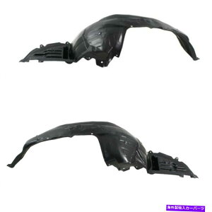 Fender Liner 2 LH&RHサイドフロントフェンダースプラッシュシールドのセット08-10 IMPREZA STIモデル Set of 2 LH & RH Side Front Fender Splash Shield Fits 08-10 Impreza STI Model