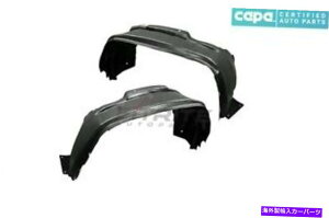 Fender Liner tgLHRHtF_[Ci[XvbVV[hvX`bNtBbg2011-17W[vpgIbgJp Front LH & RH Fender Liner Splash Shield Plastic Fits 2011-17 Jeep Patriot Capa