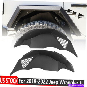 Fender Liner 2PCSACi[tF_[Ci[2018 2019 2020 2021 2022W[vO[JL/JLU 2PCS Rear Inner Fenders Liner For 2018 2019 2020 2021 2022 Jeep Wrangler JL/JLU