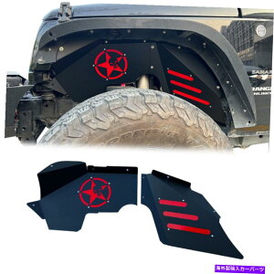 Fender Liner X`[tgCi[tF_[Ci[2007-2018W[vO[JK/JKUɓK܂ Steel Front Inner Fender Liners Fits 2007-2018 Jeep Wrangler JK/JKU