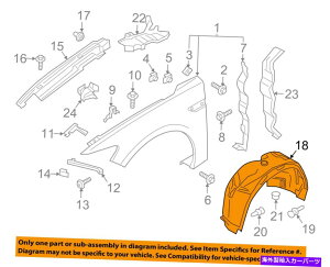 Fender Liner J[tH[hOEM 17-18R`l^tF_[Ci[EGD9Z16102A Lincoln FORD OEM 17-18 Continental-Fender Liner Right GD9Z16102A