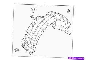 Fender Liner �{���̃q�����_�C�t�F���_�[���C�i�[86812-D3000 Genuine Hyundai Fender Liner 86812-D3000�y���s�A���i�z