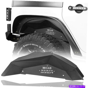 Fender Liner W[vO[JK 07-18p̃eNX`̍wʃCeAtF_[Ci[ Pair Textured Black Rear Inner Interior Fender Liners For Jeep Wrangler JK 07-18