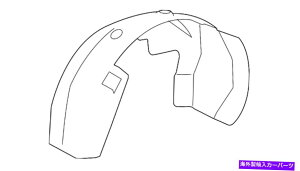 Fender Liner �{����GM�t�����g�h���C�o�[�T�C�h�z�C�[���n�E�X���C�i�[22860083 Genuine GM Front Driver Side Wheelhouse Liner 22860083�y���s�A���i�z