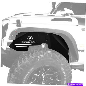 Fender Liner AbvO[hꂽo[W2PCStgCi[tF_[Ci[̃W[vO[2007-2018 JK Upgraded Version 2Pcs Front Inner Fender Liners for Jeep Wrangler 2007-2018 JK