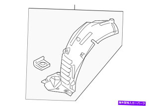 Fender Liner �{���̃����Z�f�X�E�x���cft�t�F���_�[���C�i�[212-690-02-30 Genuine Mercedes-Benz Ft Fender Liner 212-690-02-30