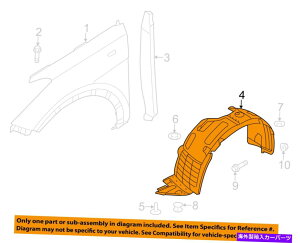Fender Liner q_COEM 13-16T^tFtF_[Ci[868114Z000ɂ܂ HYUNDAI OEM 13-16 Santa Fe-Fender Liner Left 868114Z000