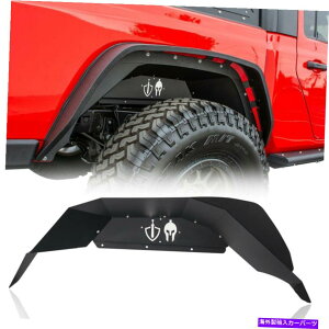 Fender Liner ����̂��镺�m���A�X�`�[���C���i�[�t�F���_�[�t���A�W�[�v�O���f�B�G�[�^�[JT 20-22�̂��߂̃��C�i�[ Glossy Soldier Rear Steel Inner Fender Flares Liners For Jeep Gladiator JT 20-22�y���s�A���i�z