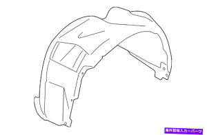 Fender Liner �{���̃t�H�[�h�t�F���_�[���C�i�[FR3Z-16103-B Genuine Ford Fender Liner FR3Z-16103-B�y���s�A���i�z